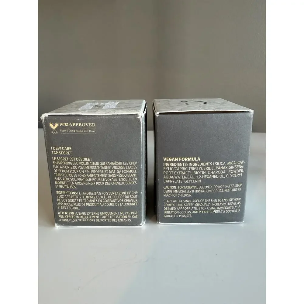 I DEW CARE Biotin Clarifying Dry Shampoo - Tap Secret Original 0.24 Oz SET OF 2